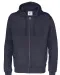 HOODIE FULL ZIP MAN - GOTS GECERTIFICEERD Wit