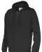 HOODIE FULL ZIP MAN - GOTS GECERTIFICEERD Zwart