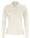 POLO PIQUE LONG SLEEVE LADY - GOTS GECERTIFICEERD Ecru