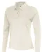POLO PIQUE LONG SLEEVE LADY - GOTS GECERTIFICEERD Ecru