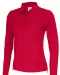 POLO PIQUE LONG SLEEVE LADY - GOTS GECERTIFICEERD Wit