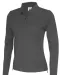 POLO PIQUE LONG SLEEVE LADY - GOTS GECERTIFICEERD Antraciet