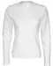 T-SHIRT LONG SLEEVE LADY - GOTS GECERTIFICEERD Wit