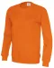 SWEATER CREW NECK UNISEX - GOTS GECERTIFICEERD Oranje