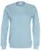 SWEATER CREW NECK UNISEX - GOTS GECERTIFICEERD Lichtblauw