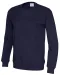 SWEATER CREW NECK UNISEX - GOTS GECERTIFICEERD Wit