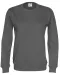 SWEATER CREW NECK UNISEX - GOTS GECERTIFICEERD Antraciet