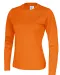 T-SHIRT LONG SLEEVE LADY - GOTS GECERTIFICEERD Oranje