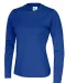 T-SHIRT LONG SLEEVE LADY - GOTS GECERTIFICEERD Blauw