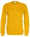 SWEATER CREW NECK UNISEX - GOTS GECERTIFICEERD Geel