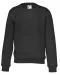 SWEATER CREW NECK KID - GOTS GECERTIFICEERD Zwart