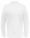 POLO PIQUE LONG SLEEVE MAN - GOTS GECERTIFICEERD Wit