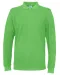 POLO PIQUE LONG SLEEVE MAN - GOTS GECERTIFICEERD Groen