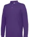 POLO PIQUE LONG SLEEVE MAN - GOTS GECERTIFICEERD Paars
