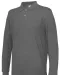 POLO PIQUE LONG SLEEVE MAN - GOTS GECERTIFICEERD Wit