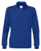 SWEATER HALF ZIP UNISEX - GOTS GECERTIFICEERD Blauw