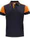 Prime Polo Heren Marine/neonoranje