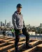 UM Sweater Volledige Rits (OCS-RCS)  Regular Fit Unisex Wit