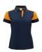 Prime Polo Dames Marine/neonoranje