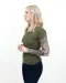 Whailford T-Shirt Dames Mosgroen