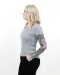 Twoville T-Shirt Dames Grijs mélée