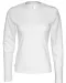 T-SHIRT LONG SLEEVE LADY - GOTS GECERTIFICEERD Wit