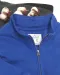 SWEATER HALF ZIP UNISEX - GOTS GECERTIFICEERD Blauw