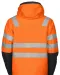 6418 GEVOERDE SIGNALISATIEJAS EN ISO 20471 KLASSE 3 Oranje/zwart