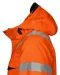 6418 GEVOERDE SIGNALISATIEJAS EN ISO 20471 KLASSE 3 Oranje/zwart