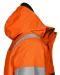 6418 GEVOERDE SIGNALISATIEJAS EN ISO 20471 KLASSE 3 Oranje/zwart