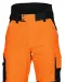 6514 GEVOERDE SIGNALISATIEREGENBROEK EN ISO 20471 KLASSE 2 Oranje/zwart